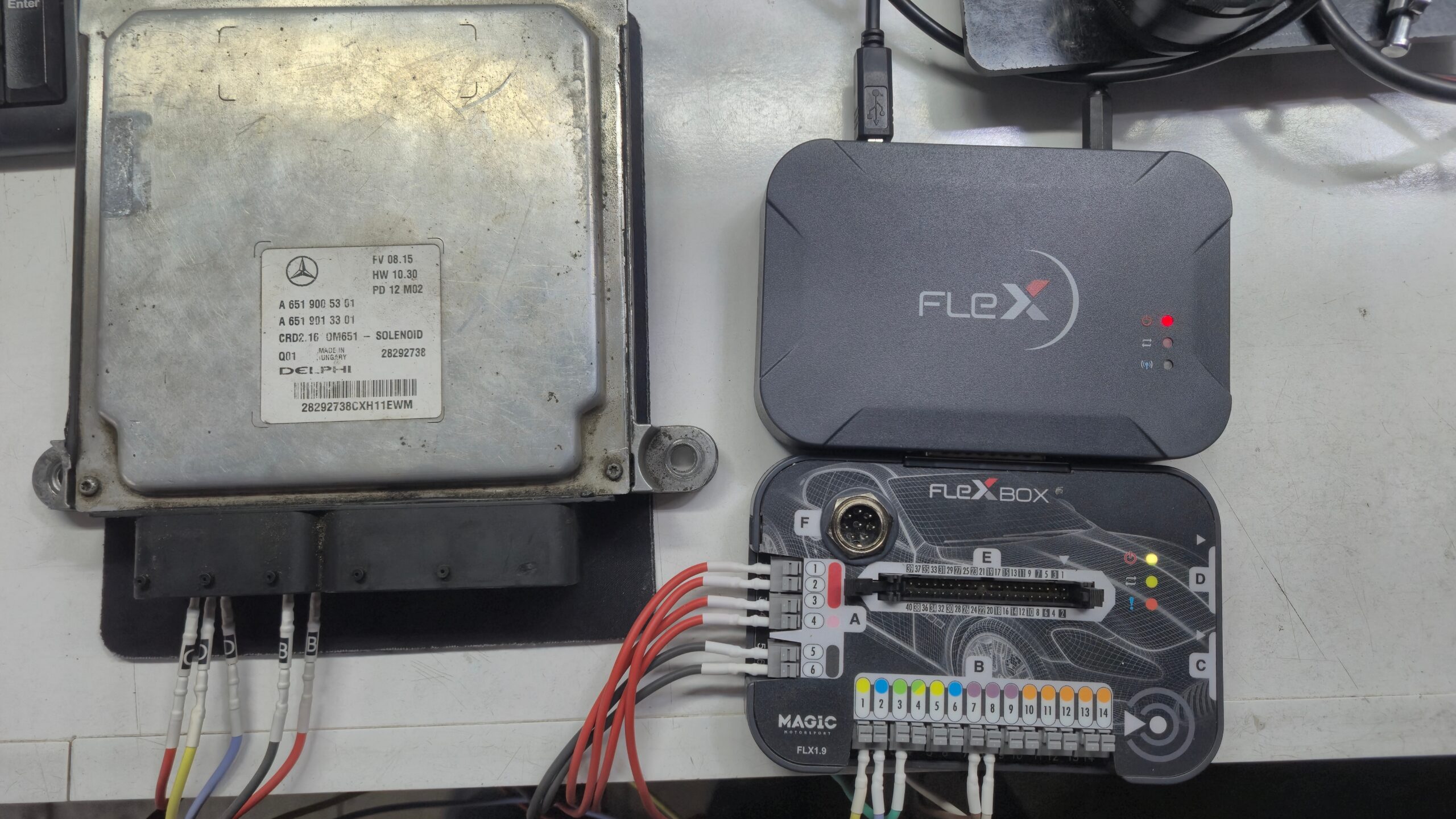 Чтение ЭБУ на Mercedes W212 для удаления DPF и EGR